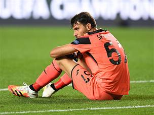 איזה סיוט בדקות האחרונות לשוער ספורטיילו, שסיפק משחק מצוין היום (getty)