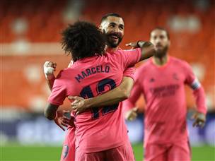 בנזמה. זה דווקא התחיל טוב (Getty)