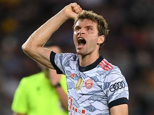 מולר. הראה שהוא אוהב את ברצלונה יותר מכולם (Getty)