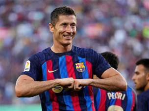 צמד שני ברציפות בליגה ללבנדובסקי (GETTY)