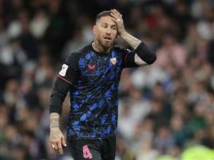 הוא יצא פחות מרוצה. סרחיו ראמוס (GETTY)