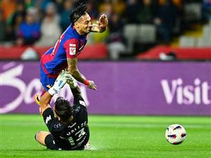 למזלה, לאס פלמאס נותרה ב-10 שחקנים (GETTY)