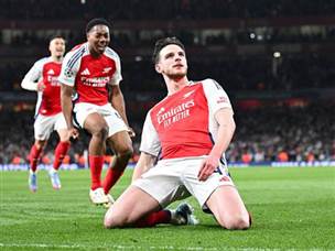 רייס חגג ראשון (getty)