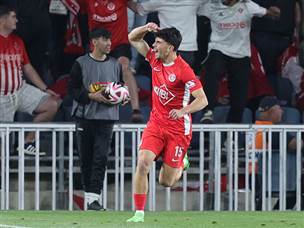 רועי אלקוקין עוד הספיק לספק רגע של נחת להפועל ת“א (אלן שיבר)