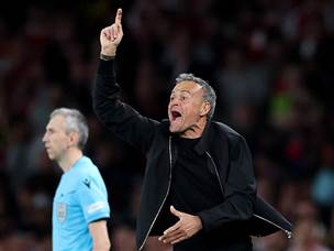 ולואיס אנריקה יכול להיות מרוצה ממקדמה נהדרת לגומלין (Getty)