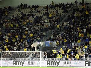 אווירה שקטה יחסית באצטדיון שביפו (אלן שיבר)