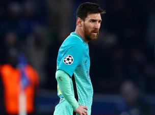 מסי. תצוגת נפל של הכוכב של בארסה (Getty)