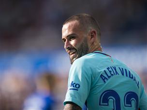 המחצית הראשונה נראתה רע מבחינת ברצלונה (getty)