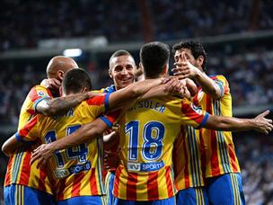 ולנסיה הצליחה לבצע מהפך, אך לא שמרה על היתרון (getty)