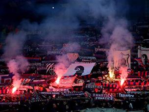 הקהל של באזל הגיע להנות (GETTY)