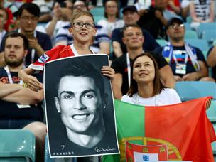 האוהד שידע מה לצפות מרונאלדו (GETTY)