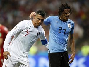 רונאלדו הפגין ספורטיביות לאחר הפציעה של קבאני (Getty)