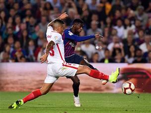 דמבלה, ניסה להכניס את עצמו למשחק אחרי שהחליף את מסי (getty)