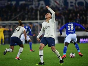 אמבפה בכל מקרה היה מתוסכל שלא הצליח לכבוש בעצמו (getty, Dave Winter)