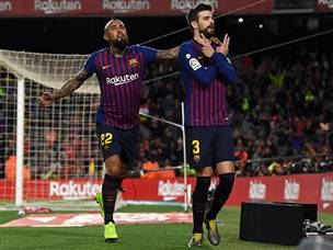 פיקה הרגיע את בארסה (David Ramos, Getty)