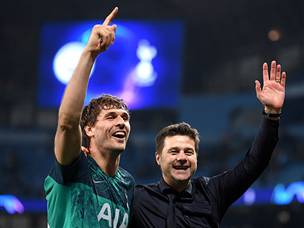 טוטנהאם בחצי. אייאקס מחכה (GETTY)