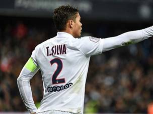 טיאגו סילבה חגג 300 הופעות בפ.ס.ז' (getty)