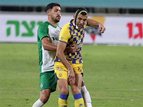 שכטר במשחק מול מכבי חיפה (דני מרון)