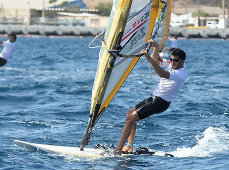 צוברי הגיע לטקס (באדיבות איגוד השייט)