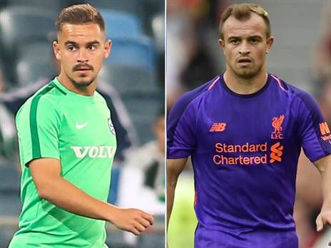 שראדן שאקירי ומקסים פלקושצ'נקו (GETTY ויוסי שקל)