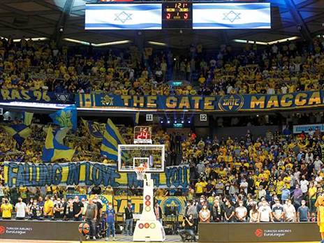 הקהל בצהוב דוחף את הקבוצה שלו (אלן שיבר)