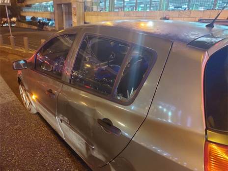 הרכב שהותקף