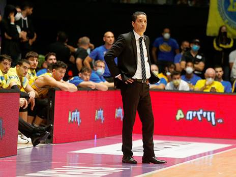 היעדרותו היתה צריכה לדחות את המשחק. ספרופולוס (צילום: אלן שיבר)