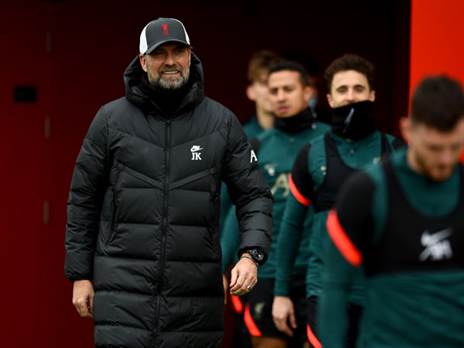 שחקני ליברפול באימון. יחסית בריאים (Getty)