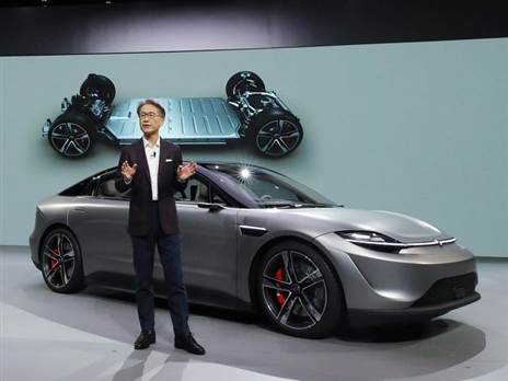 מכונית ה-סוני ויז'ן S המקורית. אשתקד נחשף רכב SUV בעל תכונות דומות (צילום: Getty)