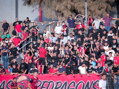 אוהדי אום אל פאחם. למצולמים אין קשר לכתבה (מאור אלקסלסי)