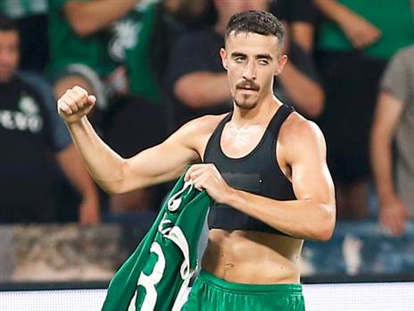 דולב חזיזה. השער שלו הרגיע את הירוקים (אלן שיבר)