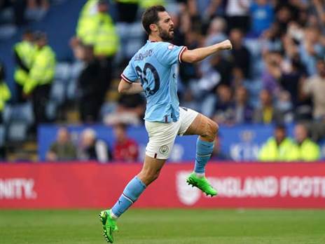 ברנרדו סילבה. בקרוב יחגוג בקאמפ נואו? (Joe Giddens - PA Images, GETTY)