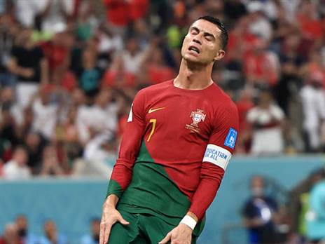 רונאלדו לא הצליח להשתתף בחגיגת השערים (Getty)