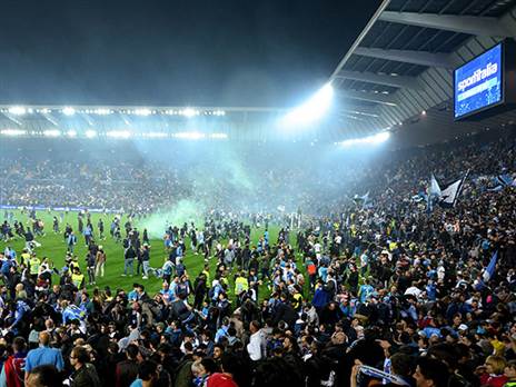 ונתן את האות לחגיגות באודינזה (GETTY)