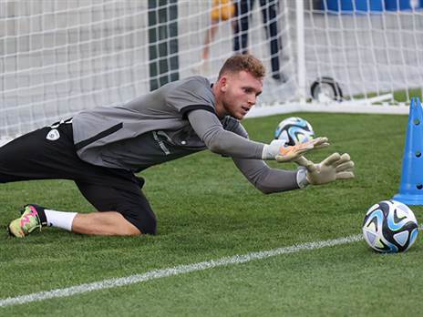 דניאל פרץ. הנבחרת הצעירה מתרגלת לגיאורגיה (אסי קיפר)