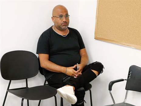 "צריך להישאר חזק". ברק אברמוב (צילום: אלן שיבר)