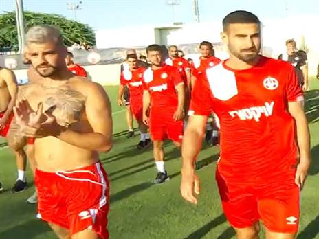 גורדנה וחטואל בפתיחת האימונים