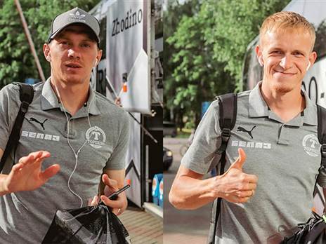 ממתינים למכבי ת"א. שחקני ז'ודינו (האתר הרשמי של טורפדו ז'ודינו)