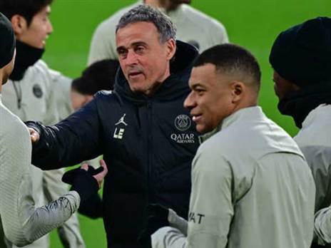 הוא לא צפוי לוותר עליו. לואיס אנריקה וקיליאן אמבפה (GETTY)