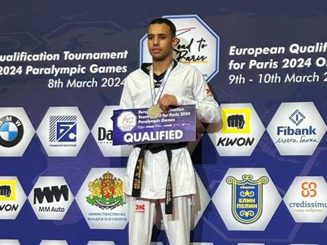 עדנאן מילאד. ייצג את ישראל בפריז (צילום: איגוד הטקוואנדו)