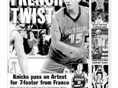 הכותרות בארה“ב לאחר הדראפט (GETTY, NY Daily News Archive)