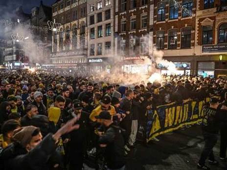 "מבקשים מאוהדי מכבי ת"א לא להגיע" (GETTY)