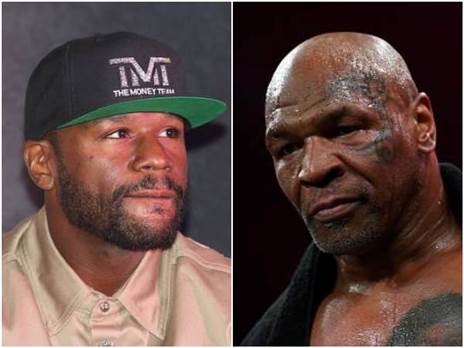 מיקום מפתיע לקרב. טייסון ומייוות`ר (GETTY)