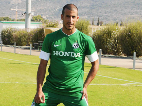 הרווח כולו של עטר. אביחי ידין (באדיבות האתר הרשמי של מכבי חיפה)