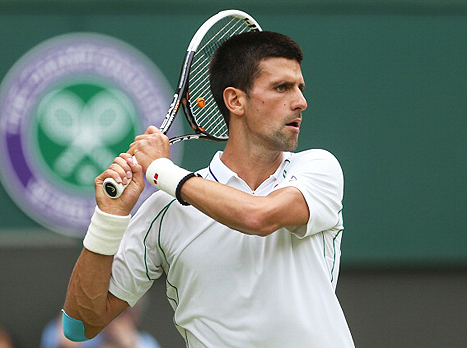 תסמכו עליו שהוא לא ייפול. דיוקוביץ' (gettyimages)