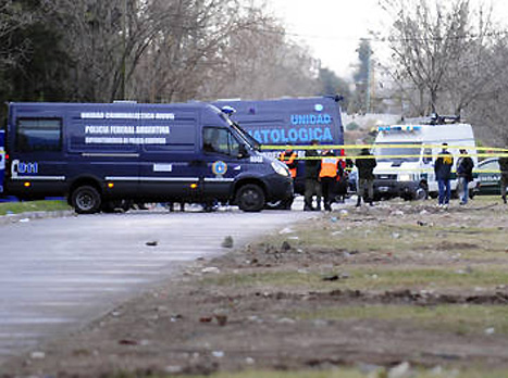 זירת הרצח בארגנטינה