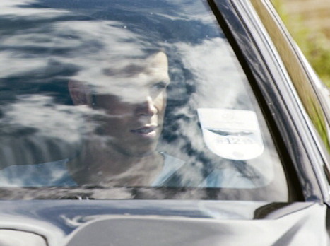 בייל מגיע לאימון. הסוף לסאגה באופק? (gettyimages)