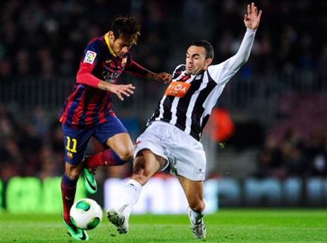 ניימאר. שער בכורה בגביע הספרדי (gettyimages)