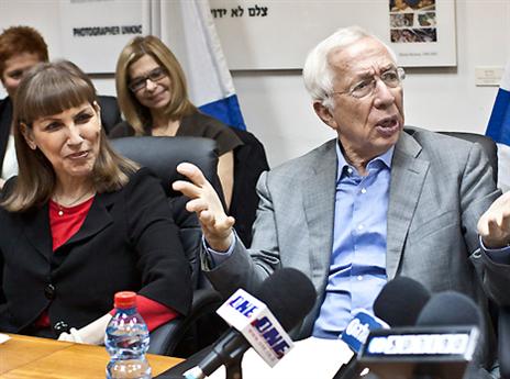 מה עם הנשים והפריפריה? לובצקי ולבנת (צילום: משרד הספורט)