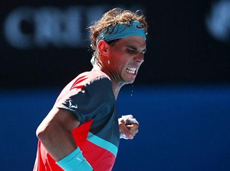 נדאל, שרד מותחן (GETTYIMAGES)